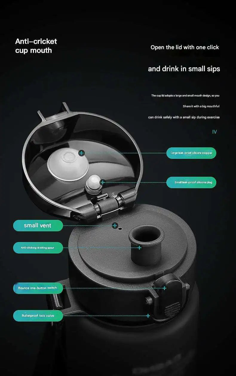 Botella de Agua Térmica Premium Antifugas – 400 ml y 560 ml | Deporte, Viaje y Outdoor